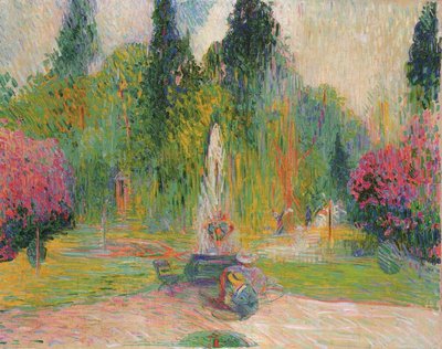 Park of Belvedere Castle near Weimar by Curt Herrmann